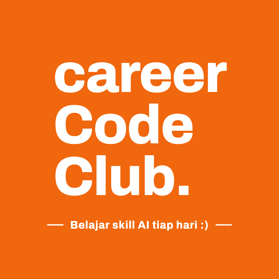 Logo Career Code Club — Belajar skill AI tiap hari